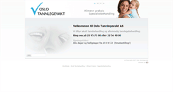 Desktop Screenshot of oslotannlegevakt.no